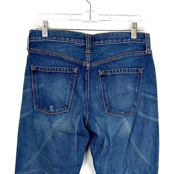 J.Crew Women’s Jeans Faded Medium Wash Mid-Rise Classic Straight Leg Size 26 - Picture 4 of 8